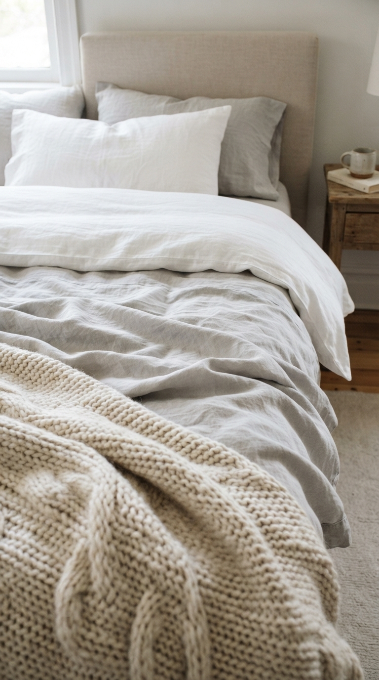 4. Layer with Textured Linens