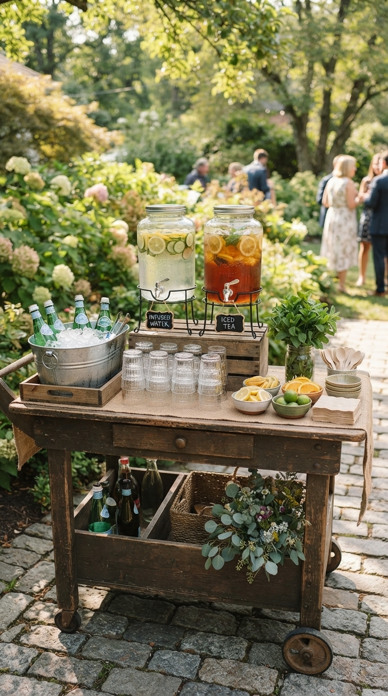 4. Set Up a DIY Drink Bar