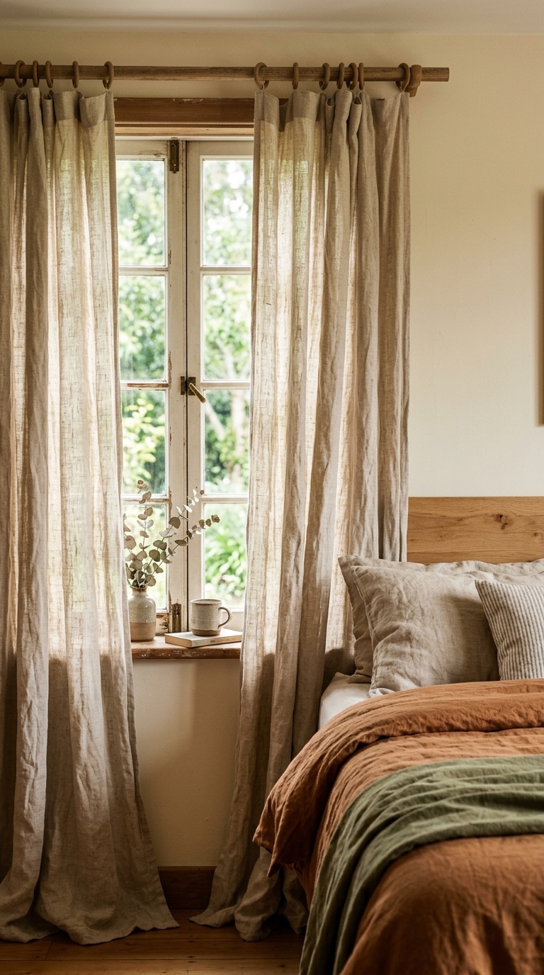 5. Natural Linen for Organic Texture