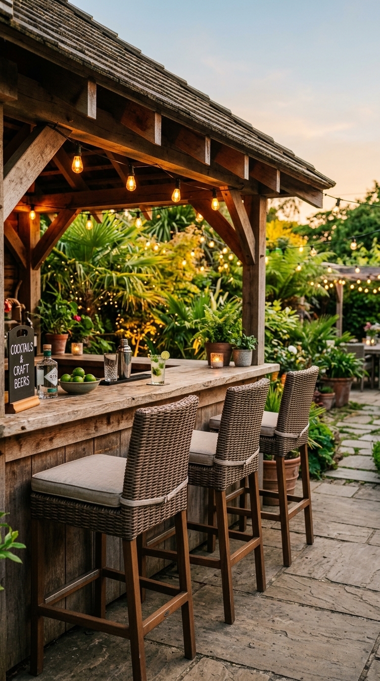5. Outdoor-Inspired Patio Bar