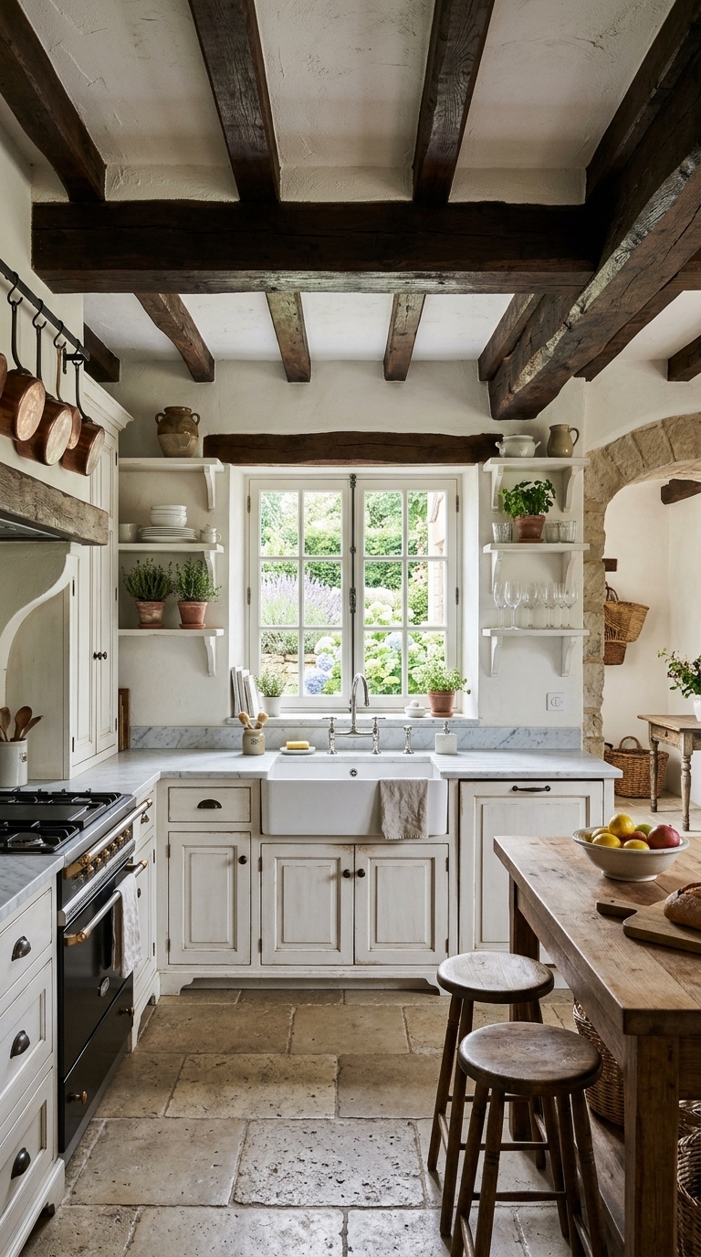 5. Show Off Rustic Wood Beams