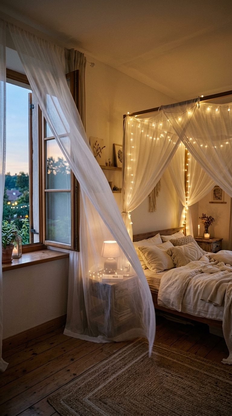 6. Billowing Voile for a Romantic Vibe