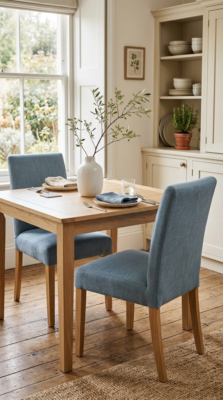 6. Coastal Blue Accent Seating