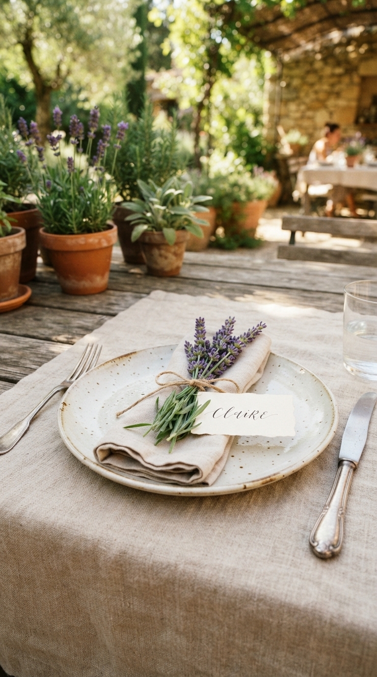 6. Design Charming Place Settings