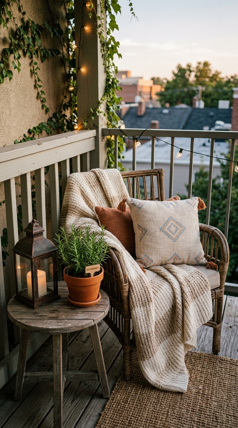 6. Personalize with Cozy Textiles and Decor