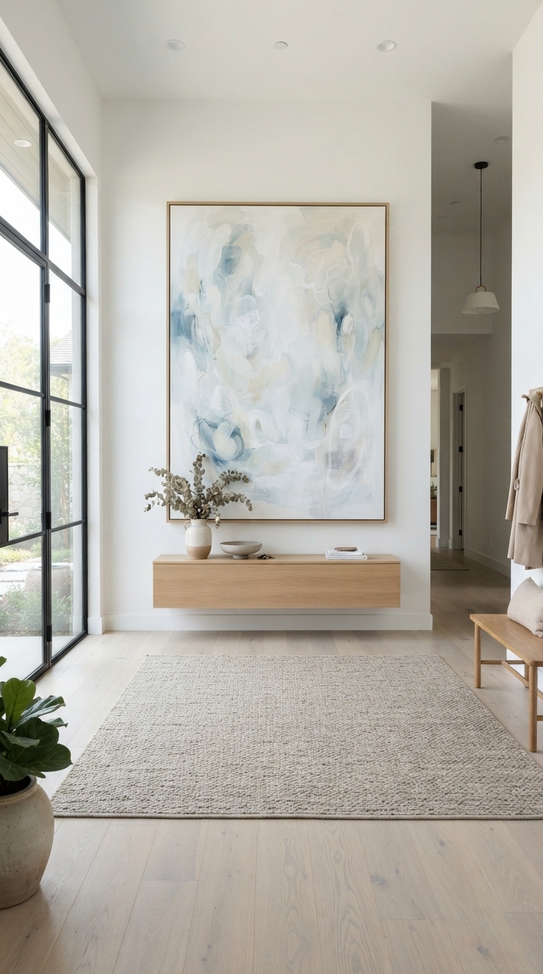 7. Hang Large-Scale Abstract Art