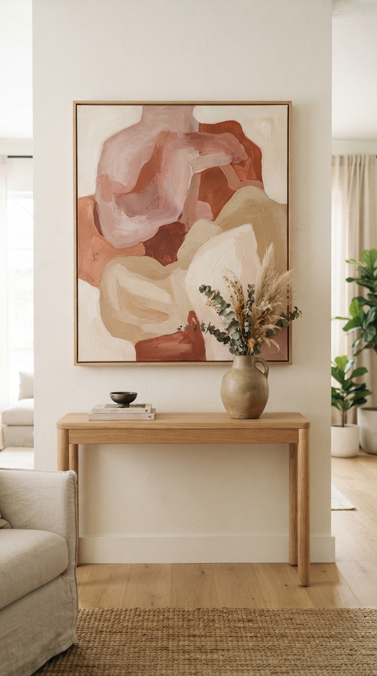 7. Install Abstract Desert-Inspired Art
