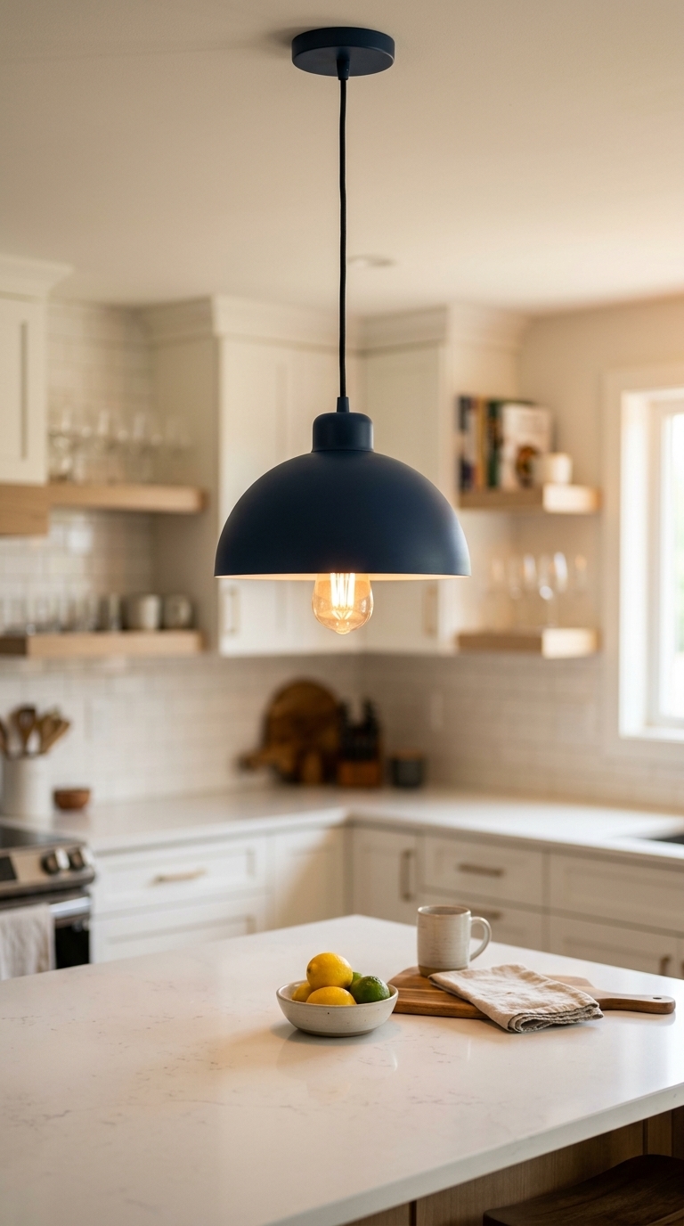 7. Statement Blue Pendant Lighting