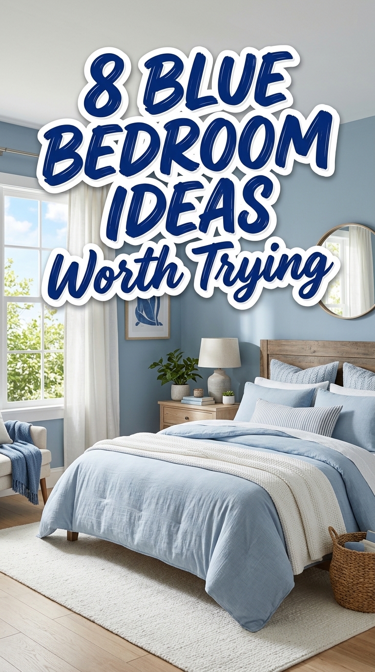8 Blue Bedroom Ideas Worth Trying