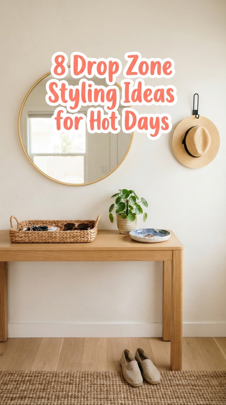 8 Drop Zone Styling Ideas for Hot Days