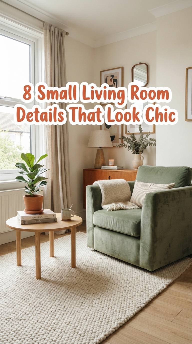 8 Small Living Room Details That Look Chic