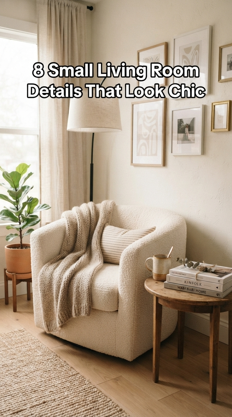 8 Small Living Room Details That Look Chic
