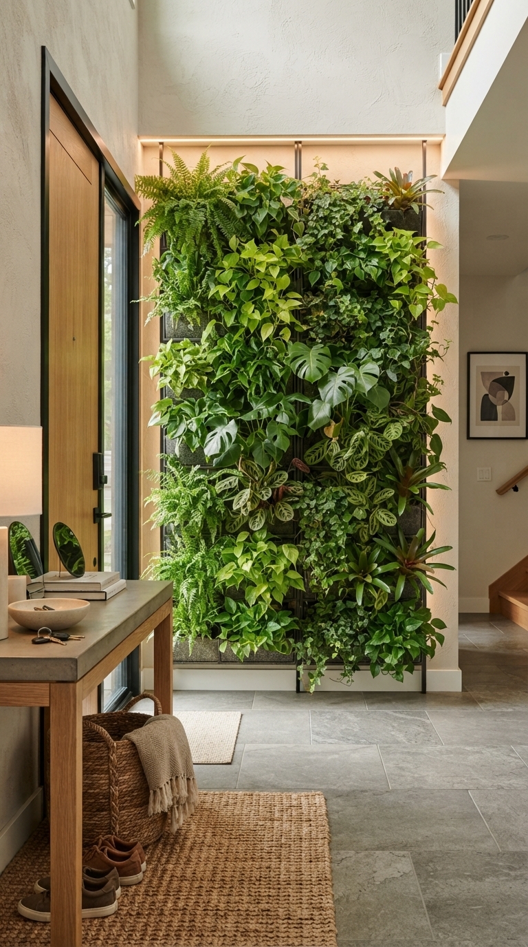 8. Design a Vertical Planter Wall