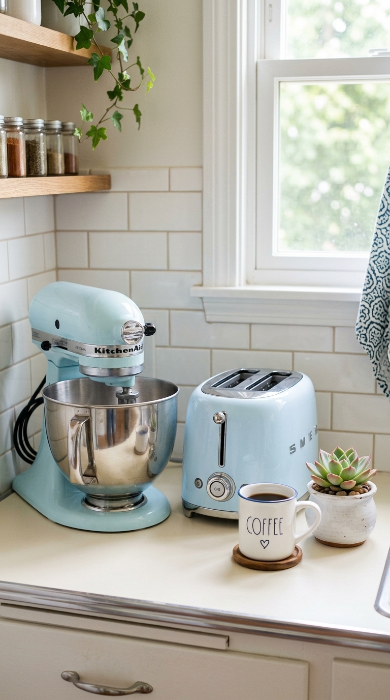 8. Refresh with Blue Small Appliances