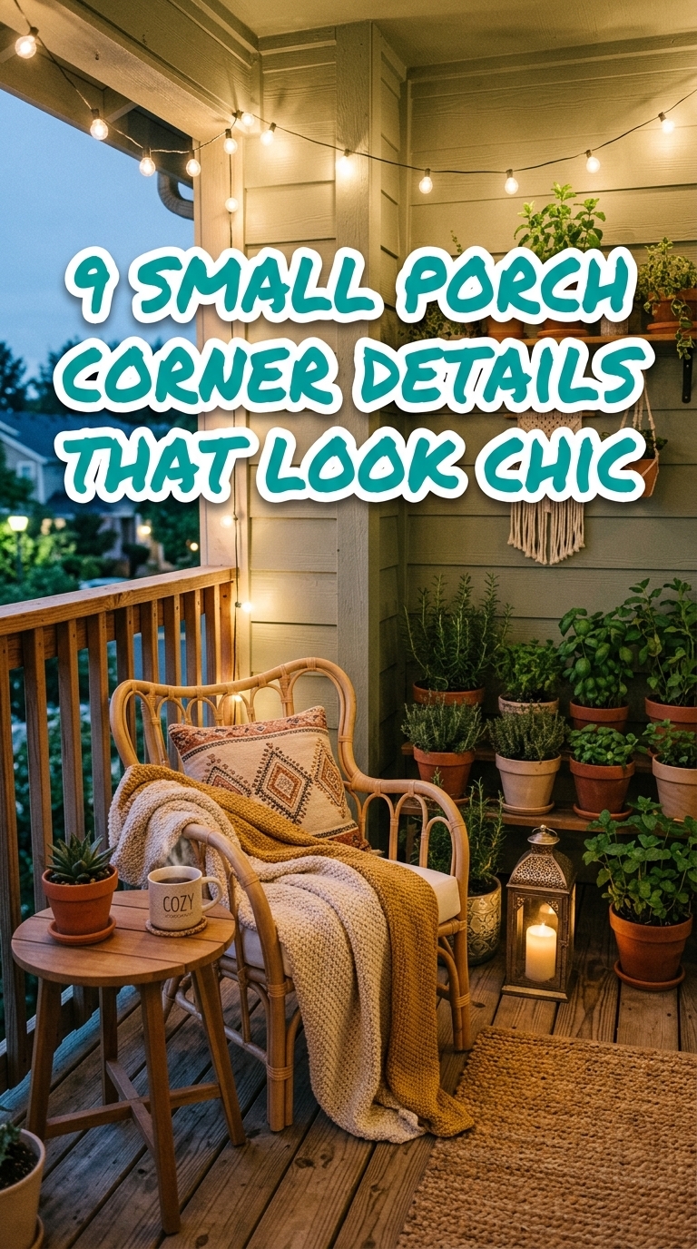 9 Small Porch Corner Details That Look Chic