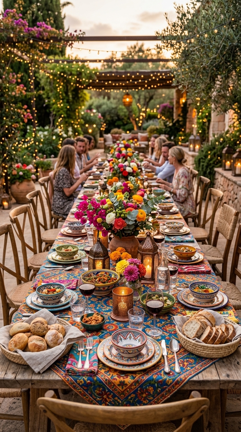 9. Global Inspired Fiesta Table